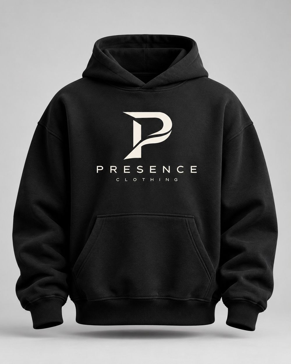The P mark on the Presence Hoodie